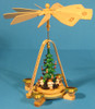 Angels Christmas Tree German Pyramid – alternate view of the Christmas pyramid