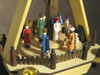 Christmas German Pyramid AFrame Manger Scene