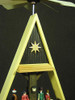 Christmas German Pyramid AFrame Manger Scene