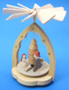 Miniature Pyramid Christmas Nativity | Warm Air Pyramid – alternate view of the Christmas pyramid