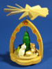 Miniature Pyramid Cats Playing | Warm Air Pyramid – alternate view of the Christmas pyramid