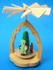 Miniature Pyramid Forest | Warm Air Pyramid – alternate view of the Christmas pyramid