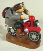 Motorcycle Biker German Incense Smoker – detail view of the German Christmas smoker