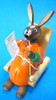 Bunny Rabbit German Smoker – alternate view of the German Christmas smoker