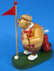 Golfer Argoyle German Smoker – detail view of the German Christmas smoker