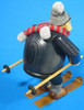 Happy Skier German Smoker – side view of the German Christmas smoker