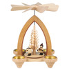 Natural Children German Pyramid – alternate view of the Christmas pyramid
