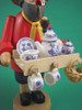 Porcelain Vendor Peddler German Smoker – detail view of the German Christmas smoker