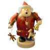 Santa Holding a Bell and Toys German Smoker – alternate view of the German Christmas smoker