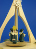 Snowflake Carolers German Pyramid – detail view of the Christmas pyramid