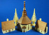 Church Carolers Figurines – side view of the Christmas ornament