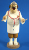 Doctor Checkup Incense Smoker | 7.1 Inches Tall – detail view of the German Christmas smoker