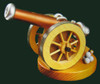 Historic Cannon German Smoker – detail view of the German Christmas smoker