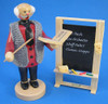 Teacher Blackboard Incense Smoker | 8 Inches Tall – alternate view of the German Christmas smoker