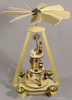 Nativity Star German Pyramid 3 Level – alternate view of the Christmas pyramid