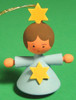 Angel Child Ornament Blue – alternate view of the Christmas ornament