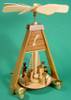 Christmas Carousel Pyramid Nativity – Christmas pyramid by Handwerksbetrieb Fur Holzspielzeug Und