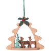 Deer Feeding Tree Frame German Ornament – Christmas ornament
