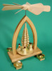 Gowned Angel Christmas German Pyramid – alternate view of the Christmas pyramid