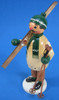 Green Skier German Smoker – detail view of the German Christmas smoker