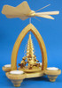 Natural Children Sports German Pyramid – side view of the Christmas pyramid