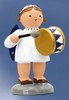 Angel Drum German Figurine – alternate view of the Christmas ornament