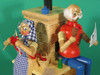 Oma Opa by the Stove German Smoker – side view of the German Christmas smoker