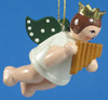 Panpipe Angel Christmas German Ornament – Christmas ornament by Kunstgewerbliche Drechslerei Ellmann