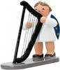 Angel German Figurine Harp – Christmas ornament by KWO