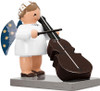 Angel German Figurine Contra Bass – Christmas ornament by KWO