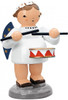 Angel German Figurine Drum – Christmas ornament by KWO