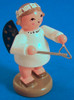 Angel Figurine with a Triangle – alternate view of the Christmas ornament