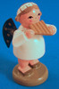 Angel German Figurine Pan Pipes – alternate view of the Christmas ornament