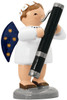 Angel Figurine with a Bassoon – Christmas ornament by KWO