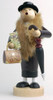 Traveling Lady German Incense Smoker Sightseeing – alternate view of the German Christmas smoker