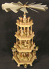Level Natural Wood Nativity Christmas Pyramid