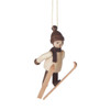 Natural Holiday Sports Children German Ornament Ski Jump – Christmas ornament