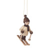 Natural Holiday Sports Children German Ornament Skiing – Christmas ornament