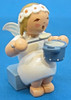 WENDT & KÜHN Goodwill Blonde Angel Cook Chef Sauce Pan – alternate view of the Christmas ornament