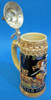 St George German Beer Stein Tan – detail view of the German handcrafted gift