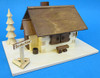 Wooden Cabin Trading Post German Smoker – alternate view of the German Christmas smoker