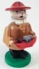 Miniature Noah Carrying Ark German Smoker – alternate view of the German Christmas smoker