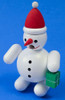 Mini Snowman German Smoker SMR263X80 – alternate view of the German Christmas smoker