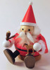 German Smoker Santa Sitting – detail view of the German Christmas smoker