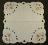 Christmas Winter Square German Table Cloth 85x85 – German handcrafted gift by Funke Stickerei GmbH
