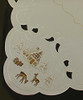 Christmas Winter Square German Table Cloth 85x85 – detail view of the German handcrafted gift