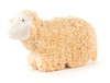 Laying Wooden Sheep German Lamb Figurine Hand Carved – Christmas ornament