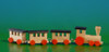 Wooden German Train Set Small 22mm – detail view of the Christmas ornament