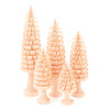 Wooden Tree German Natural Shaved Carved Trunk Stand Figurine – Christmas ornament by Bernd Zschorn