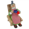 Oma Knitting Chair German Incense Smoker – alternate view of the German Christmas smoker